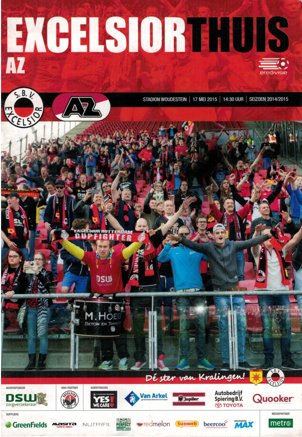AZ Programma 17-mei-2015 Excelsior uit